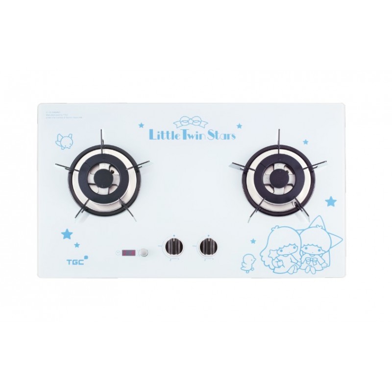 TGC Little Twin Stars嵌入式平面爐 TRTB62ST-G (薰衣紫 /天空藍)