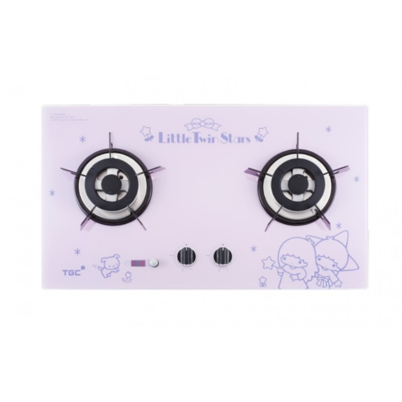 TGC Little Twin Stars嵌入式平面爐 TRTB62ST-G (薰衣紫 /天空藍)